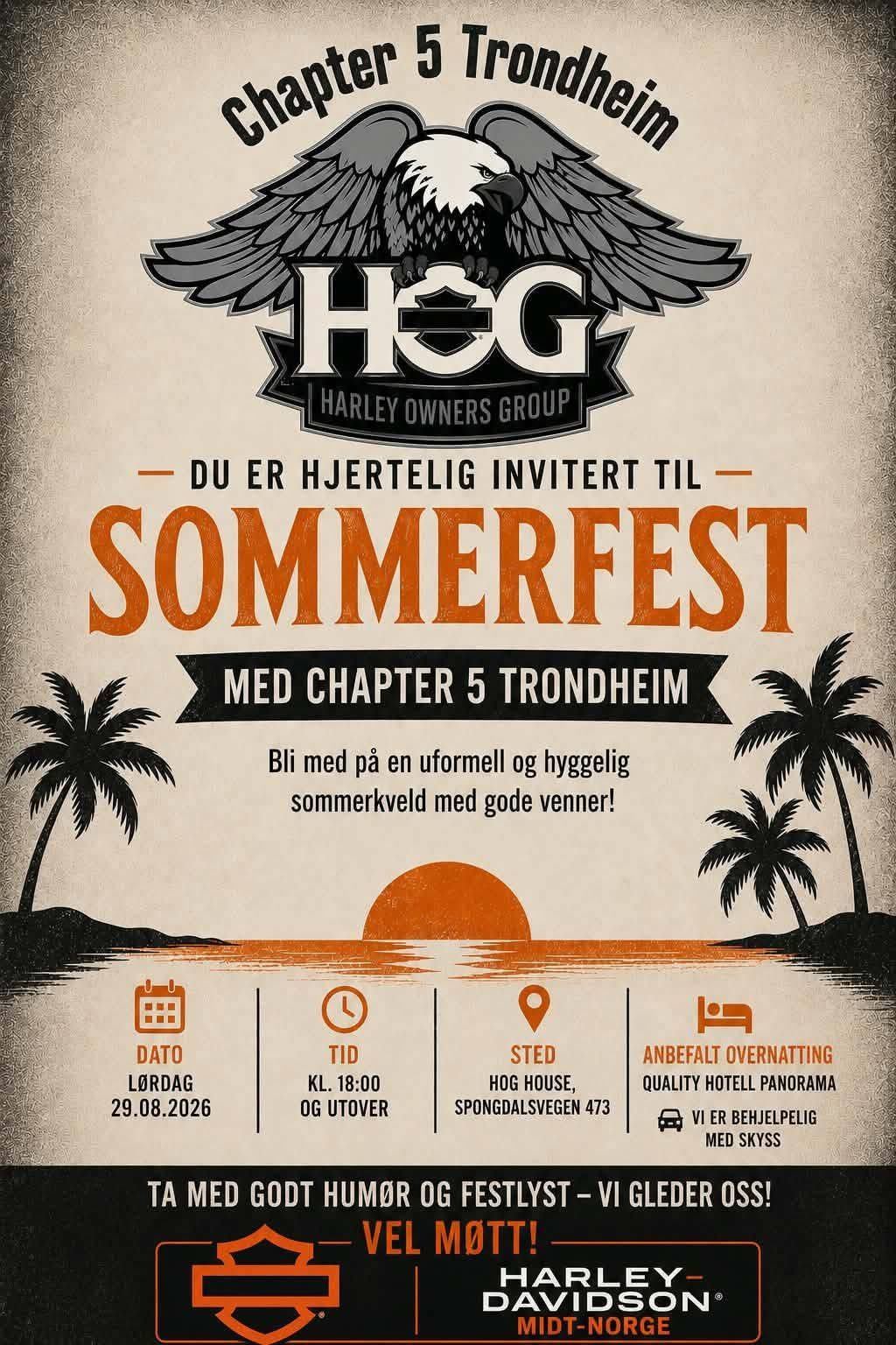 Hog Sommerfest, Trondheim 2026