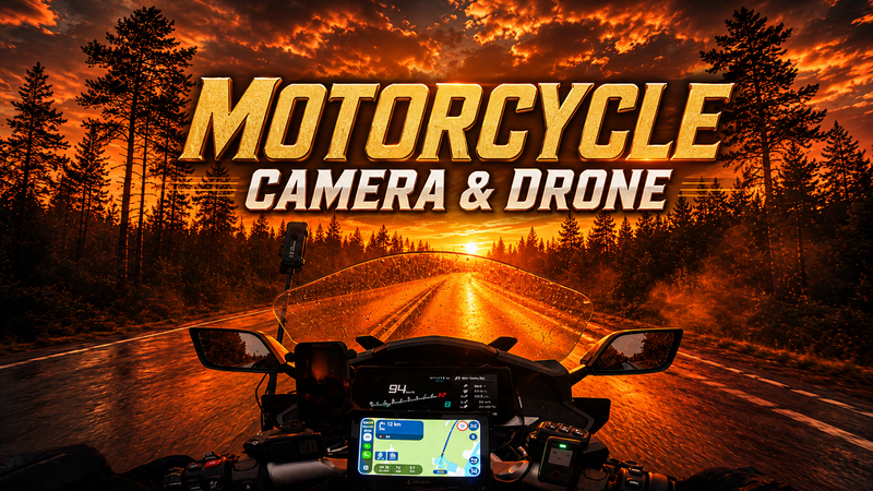 Motorcycle Camera & Drone